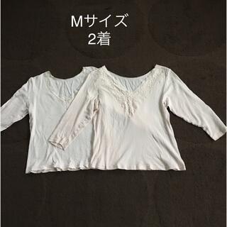 シマムラ(しまむら)のMサイズ　長袖シャツ　2着(アンダーシャツ/防寒インナー)