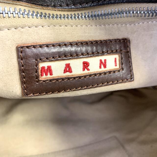 Marni(マルニ)の専用希少　ヴィンテージ  マルニ　ハンドバッグ  レザー　編み込み レディースのバッグ(ハンドバッグ)の商品写真