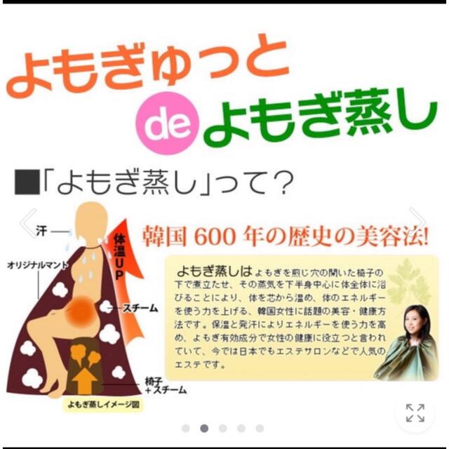 よもぎ蒸し よもぎゅと コスメ/美容のダイエット(その他)の商品写真