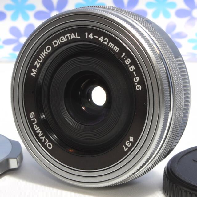 終売品】OLYMPUS - なめらか電動ズーム❤️オリンパス 14-42mm EZ