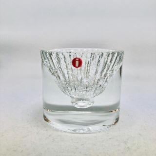 イッタラ(iittala)の［iittala］キャンドルホルダー クリア(置物)