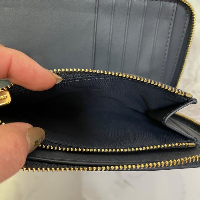 【極美品】コーチ COACH 折り財布 ラウンドファスナー コンパクト