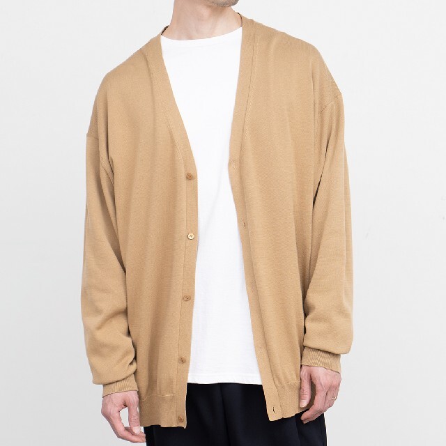 COMOLI(コモリ)のGraphpaper Suvin Cardigan メンズのトップス(カーディガン)の商品写真