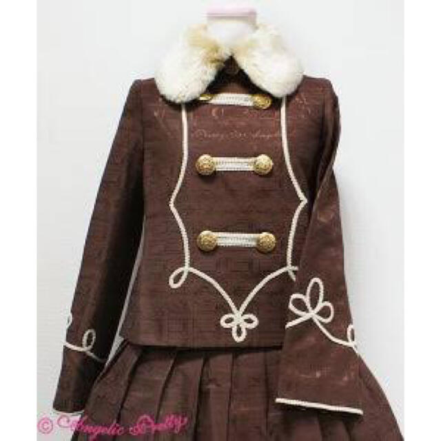 Angelic Pretty(アンジェリックプリティー)のAngelic Pretty Melty Whip Chocolateジャケット レディースのジャケット/アウター(毛皮/ファーコート)の商品写真