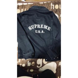 シュプリーム(Supreme)のsupreme denim trucker jacket 16ss black(Gジャン/デニムジャケット)