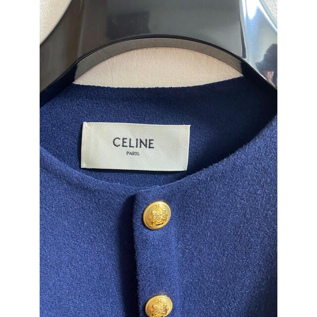 celine(セリーヌ)のCELINE セリーヌ　コート　ノーカラー レディースのジャケット/アウター(ノーカラージャケット)の商品写真