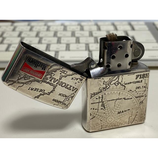 Zippo/ライター/マルボロ/アウトドアギア/非売品/マップ/コンパス/限定