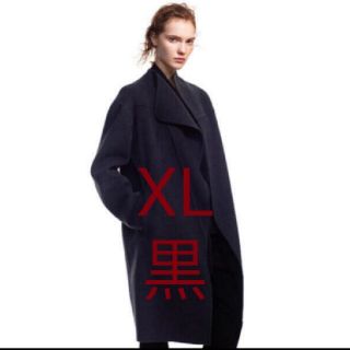 ユニクロ(UNIQLO)のUNIQLO +J カシミアブレンドノーカラーコート　XL(ノーカラージャケット)