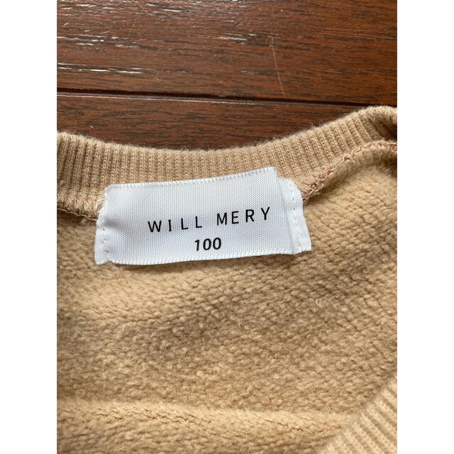 WILL MERY(ウィルメリー)のウィルメリー　ワンピース　100サイズ キッズ/ベビー/マタニティのキッズ服女の子用(90cm~)(ワンピース)の商品写真