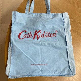 キャスキッドソン(Cath Kidston)のキャスキッドソン　ロゴ　エコバッグ　ブルー　水色(エコバッグ)