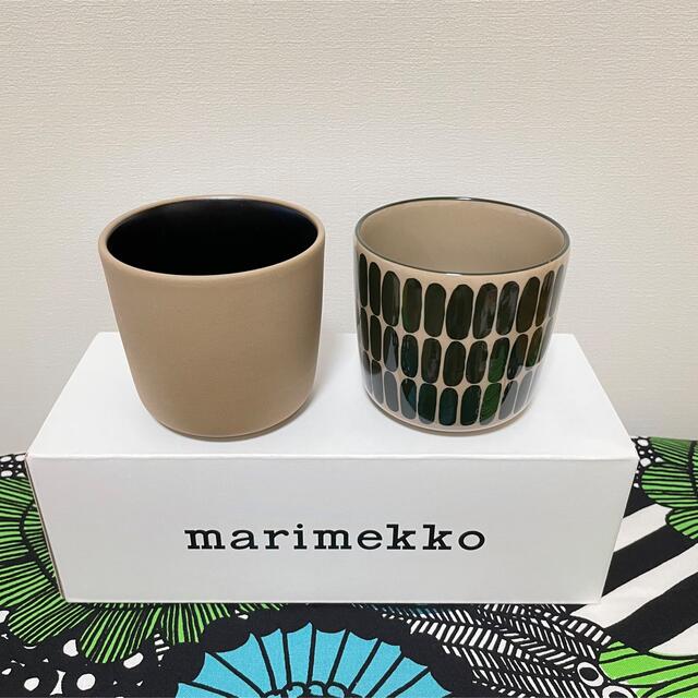 marimekko(マリメッコ)のmarimekko マリメッコ 完売ラテマグ Oiva＋Alku2点 新品送料込 インテリア/住まい/日用品のキッチン/食器(グラス/カップ)の商品写真