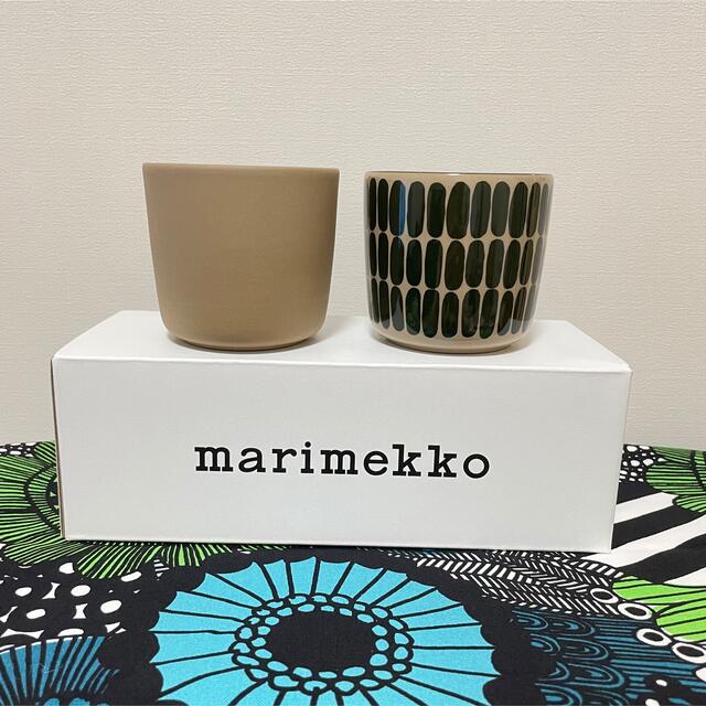 marimekko(マリメッコ)のmarimekko マリメッコ 完売ラテマグ Oiva＋Alku2点 新品送料込 インテリア/住まい/日用品のキッチン/食器(グラス/カップ)の商品写真