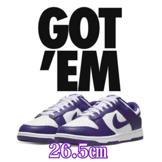 ナイキ(NIKE)のNike Dunk Low "Championship Court Purple(スニーカー)