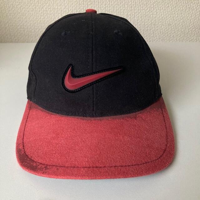 希少 90s vintage old nike tech swoosh capカラーブラック