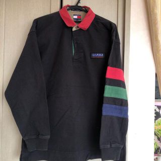 トミーヒルフィガー(TOMMY HILFIGER)のtommy hilfiger 90's 長袖　トミー初期　ラガーシャツ(ポロシャツ)