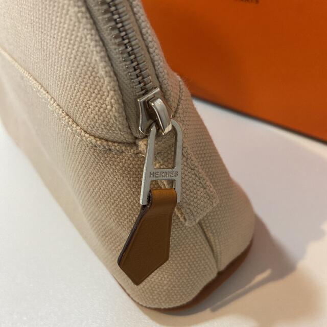 Hermes(エルメス)のHERMES  エルメス　ボリードポーチTPM  ミニミニ　ナチュラル　美品 レディースのファッション小物(ポーチ)の商品写真