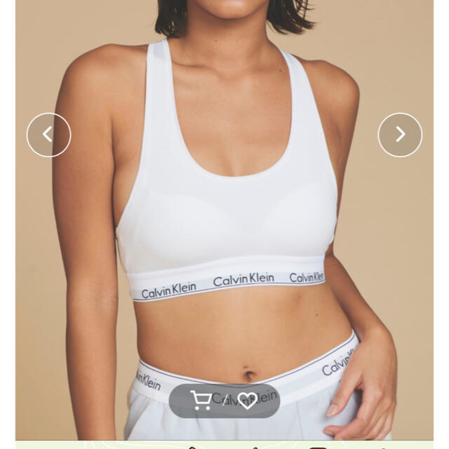 Calvin Klein(カルバンクライン)のライトリーラインドブラ レディースの下着/アンダーウェア(ブラ)の商品写真