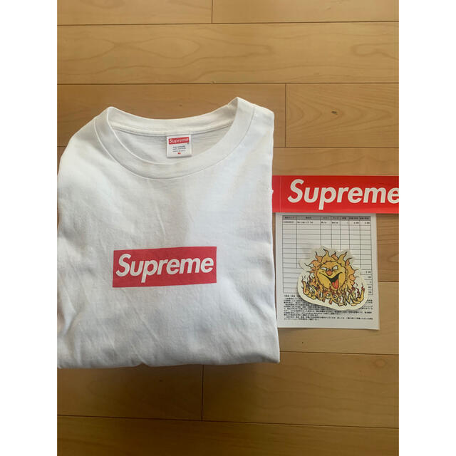 シュプリーム/supreme/BOXロゴ/サイズM - Tシャツ/カットソー(七分/長袖)