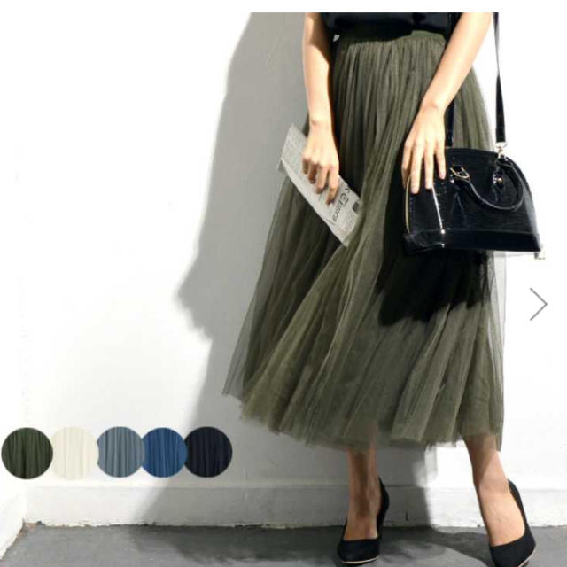 LOWRYS FARM(ローリーズファーム)の♡新品未使用タグ付き♡チュールスカート♡  レディースのスカート(ロングスカート)の商品写真