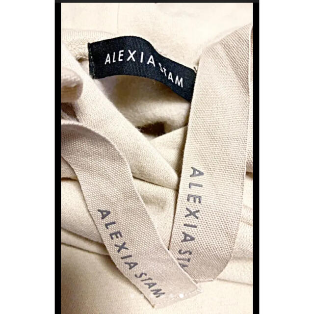 ALEXIA STAM(アリシアスタン)のアリシアスタンDrawstring Hem Hoodie Sand Beige レディースのトップス(パーカー)の商品写真