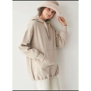 アリシアスタン(ALEXIA STAM)のアリシアスタンDrawstring Hem Hoodie Sand Beige(パーカー)