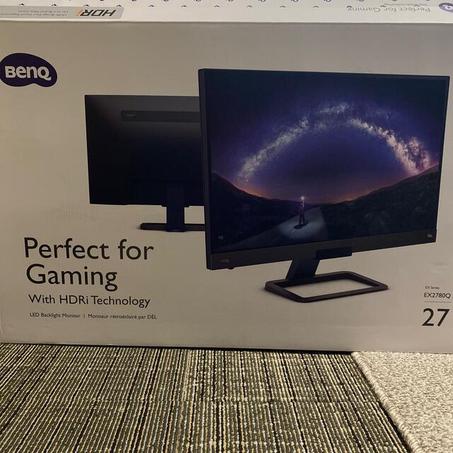 開封のみ　BENQ EX2780Q　27インチ　144Hz　ゲーミングモニター