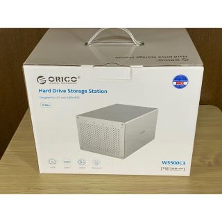 ORICO3.5inch HDDケース5台用 used(PC周辺機器)