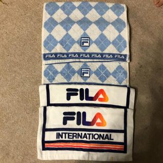 フィラ(FILA)の【新品未使用】フィラ　フェイスタオル×2 ハンドタオル×2(タオル/バス用品)