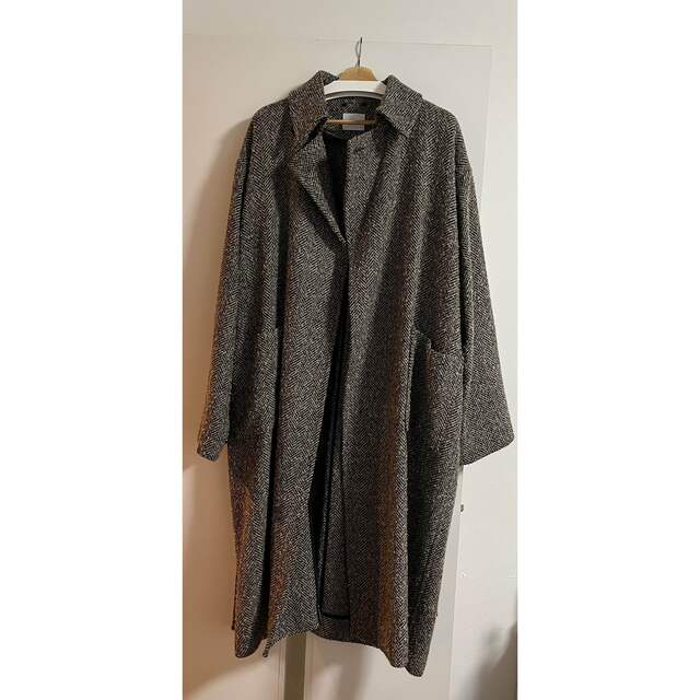 COMOLI - ATHA NEP TWEED MAXI COAT/アタ マキシコートの通販 COMOLI - ATHA NEP TWEED MAXI COAT/アタ マキシコートの通販