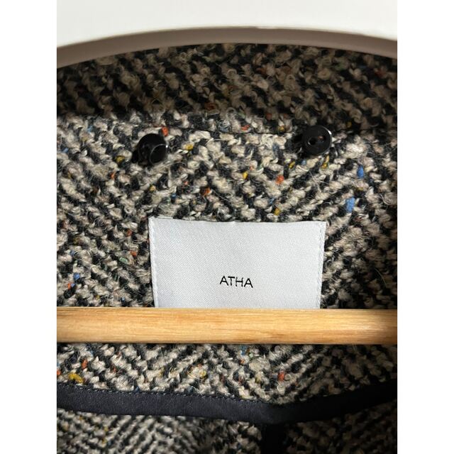 COMOLI - ATHA NEP TWEED MAXI COAT/アタ マキシコートの通販 COMOLI - ATHA NEP TWEED MAXI COAT/アタ マキシコートの通販