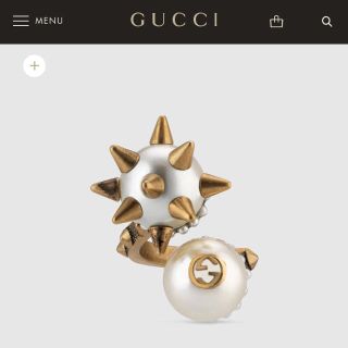 グッチ(Gucci)のGUCCI 2016 グラスパールリング(リング(指輪))