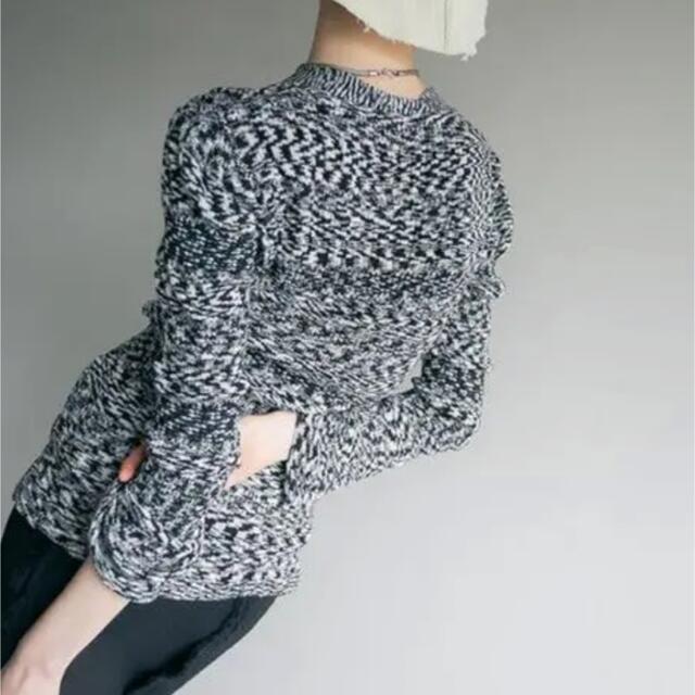 perverze Shirring Narrow Cardigan