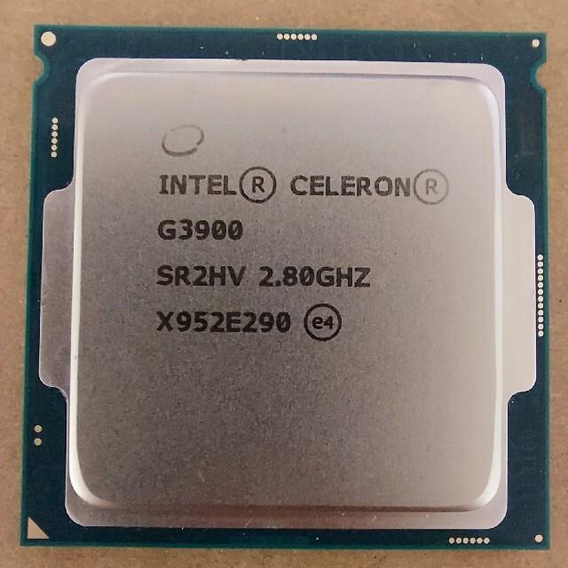 Intel Celeron G3900 cpuのみ