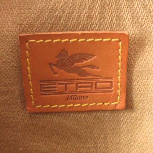 ETRO(エトロ)のエトロ ボストン バッグ トラベル  旅行かばん ペイズリー PVC レザー 茶 メンズのバッグ(ボストンバッグ)の商品写真