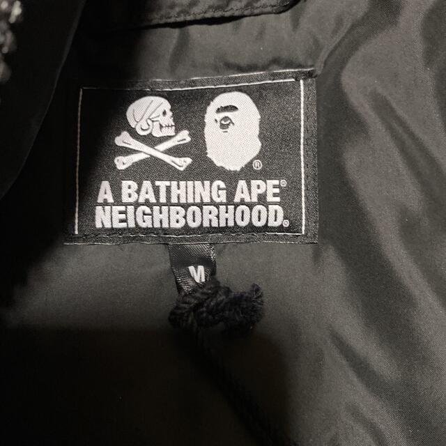 APE BAPE KAWS NEIGHBORHOOD シャーク　ダウンジャケット 4