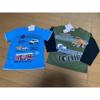 タカラトミー(Takara Tomy)の110 トミカ 半袖 ロンT 2枚セット(Tシャツ/カットソー)