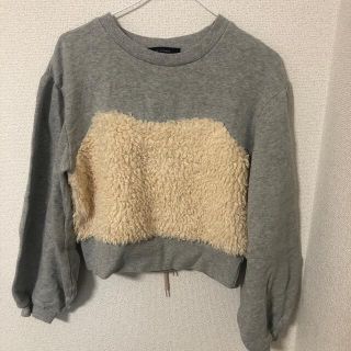 ダブルクローゼット(w closet)のw closet  もこもこトップス(トレーナー/スウェット)