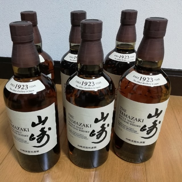 食品/飲料/酒サントリー　ウイスキー　山崎　ノンエイジ　ノンビンテージ　6本セット　箱なし