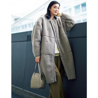 ハイク(HYKE)のHYKE ボアコート 1 FAUX SHEARLING COAT(ロングコート)