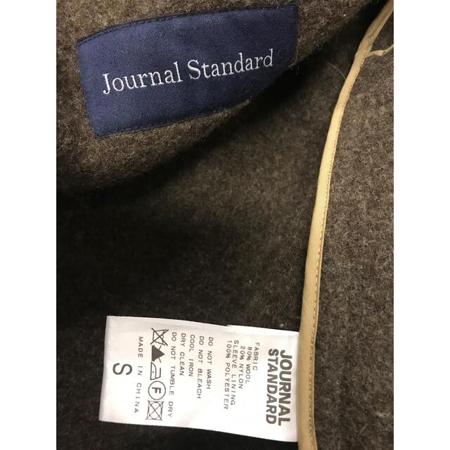 JOURNAL STANDARD(ジャーナルスタンダード)のジャーナルスタンダード　トグル　コート　ブラウン　ハイネック ダッフル レディースのジャケット/アウター(ダッフルコート)の商品写真