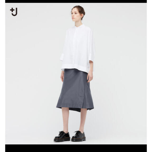 UNIQLO(ユニクロ)のシルクプレンドフレアースカート レディースのスカート(ひざ丈スカート)の商品写真