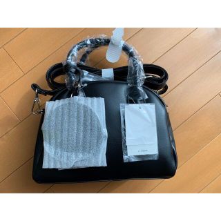 ダブルクローゼット(w closet)のWクローゼット　バック　黒（新品未使用）(ショルダーバッグ)