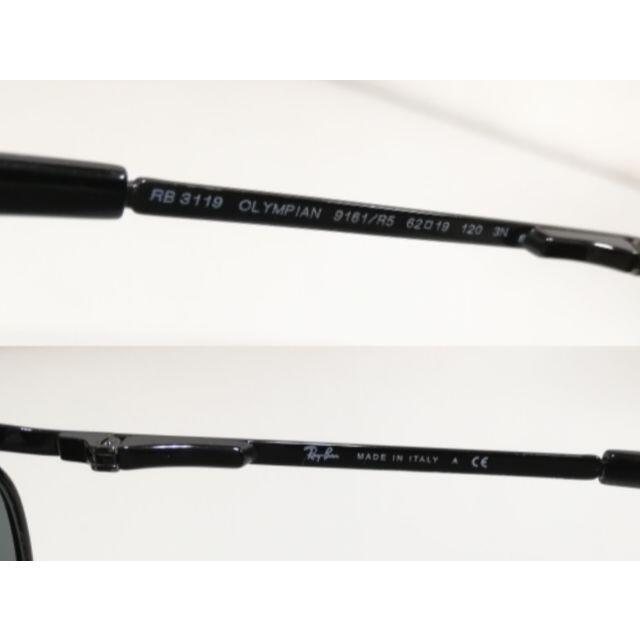 レイバン Ray-Ban サングラス OLYMPIAN RB3119 黒 5