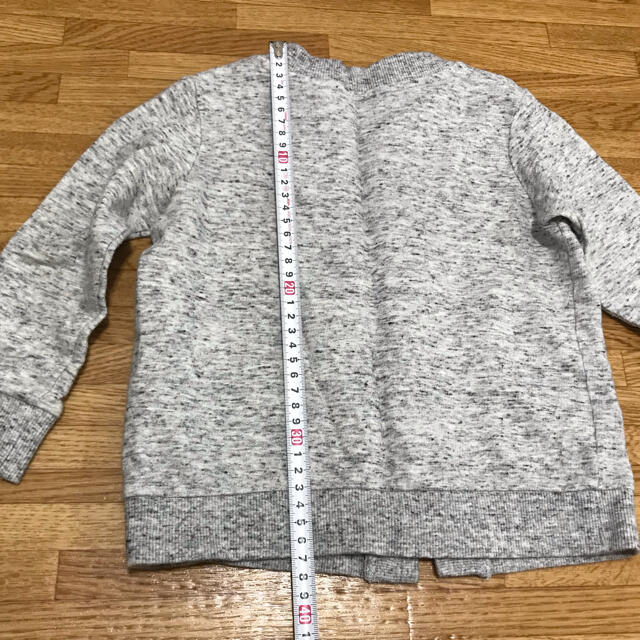 UNIQLO(ユニクロ)のスウェット生地カーディガン　90 キッズ/ベビー/マタニティのキッズ服男の子用(90cm~)(カーディガン)の商品写真