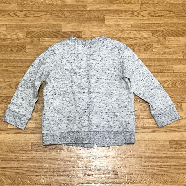 UNIQLO(ユニクロ)のスウェット生地カーディガン　90 キッズ/ベビー/マタニティのキッズ服男の子用(90cm~)(カーディガン)の商品写真