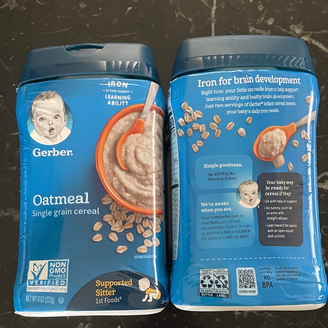 Gerber(ガーバー)のみいちゃん様専用Gerber Oatmeal cereal  ３パック キッズ/ベビー/マタニティの授乳/お食事用品(その他)の商品写真