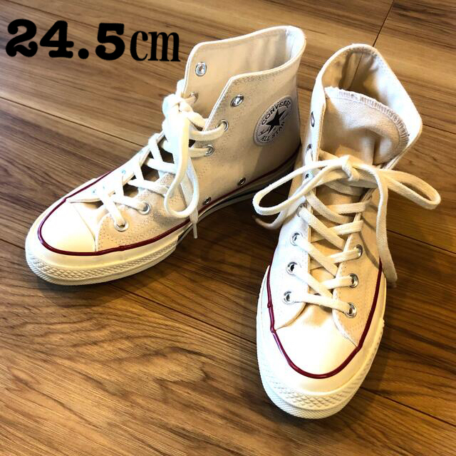 converse チャックテイラー ct70 生成り ホワイト 24.5cm - スニーカー