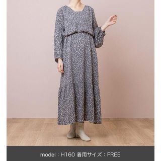 フラワー(flower)の♡フローラルギャザーワンピース♡新品未使用♡(ロングワンピース/マキシワンピース)