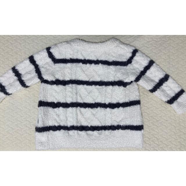 ふぁ様専用　【美品】ジェラートピケ アランカーディガン キッズ キッズ/ベビー/マタニティのキッズ服男の子用(90cm~)(カーディガン)の商品写真