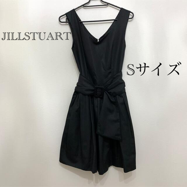 JILL by JILLSTUART(ジルバイジルスチュアート)の2月中限定値下げ★美品★ジルスチュアート★ドレスワンピ　S 黒 レディースのワンピース(ひざ丈ワンピース)の商品写真